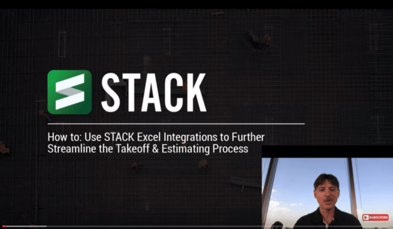 Use STACK Excel Integrations to Further Streamline the Takeoff & Estimating Process
