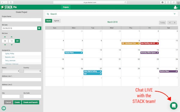 Chat Live With the STACK Team