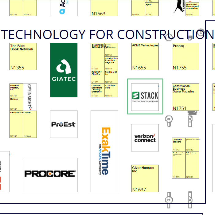 World of Concrete 2020 Floorplan