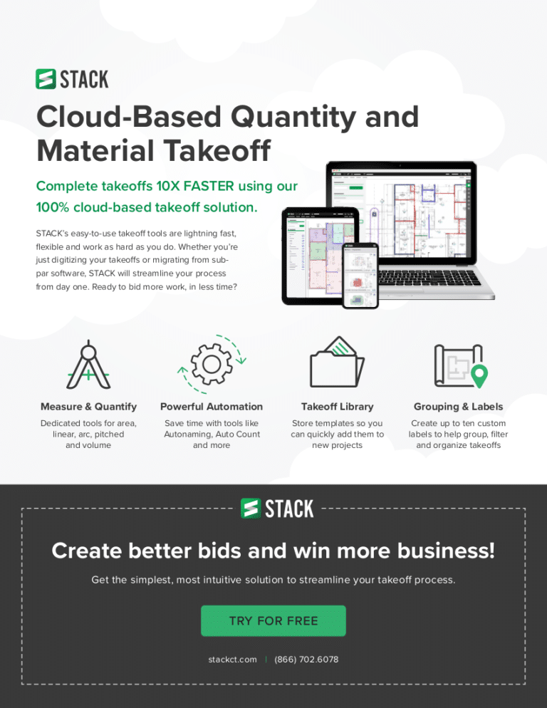 Cloud-Based Quantity & Material Takeoff
