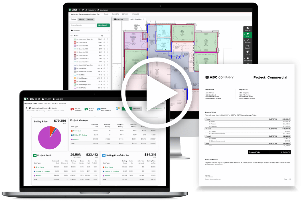 STACK Cloud-Based Construction Takeoff & Estimating Solution