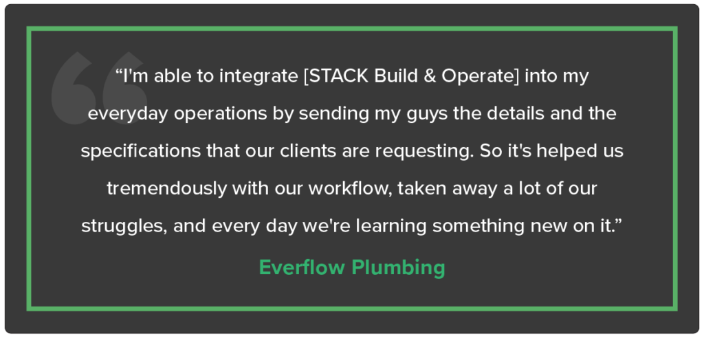 “The management of our work before the use of [STACK Build & Operate] was mainly the problem that we had of distributing documents between the office and the site since the field managers are not on the site every day. This part, with this software, solved a lot of problems since the documentation was done instantly as soon as the required documents were submitted to the website to share the documents.” -Construction RDJ