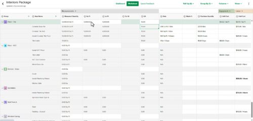 Estimate Without Drawings