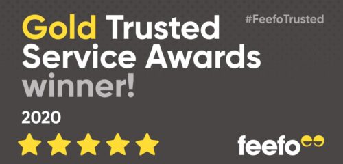 Feefo Gold Trusted Service Award 2020